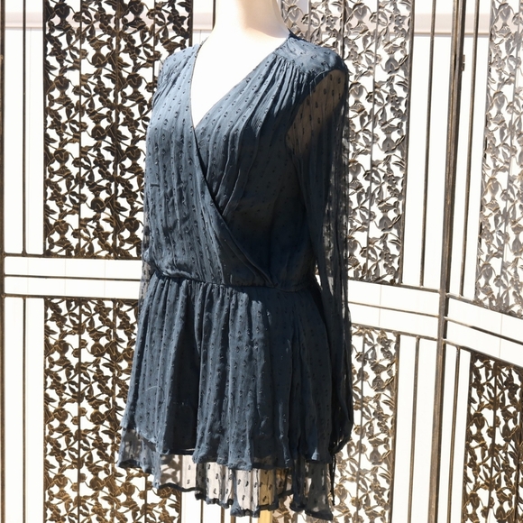 FREE PEOPLE Daliah Long Sleeve Mini Dress - Picture 3 of 6